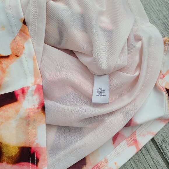 Jennifer Lopez Collection Women's Vibrant Long Sleeve Bodycon Dress Size S NWT - Picture 13 of 16